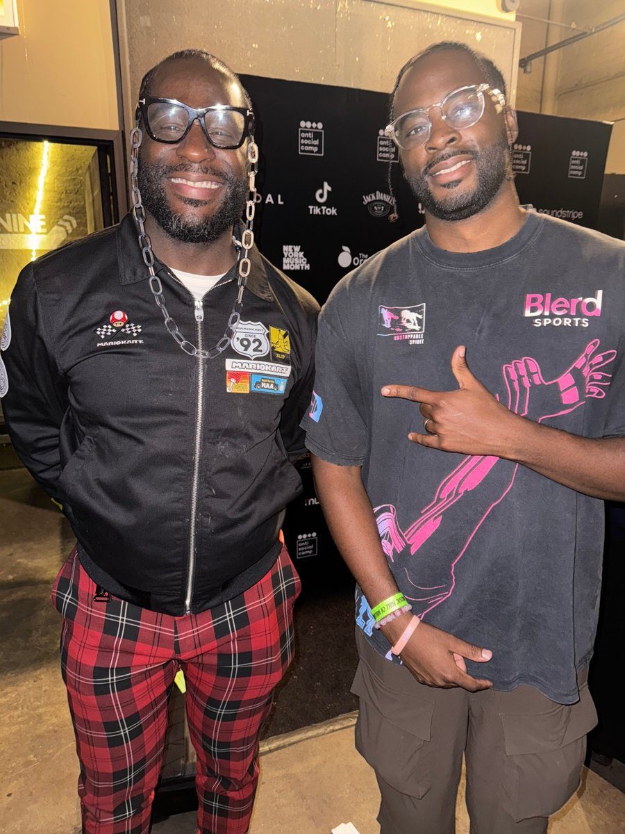 Ryan with Ray Angry of The Roots at Anti-Social Camp